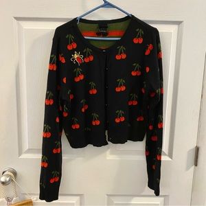 Hot Topic Riverdale Cheryl Cherry Cardigan Size XL